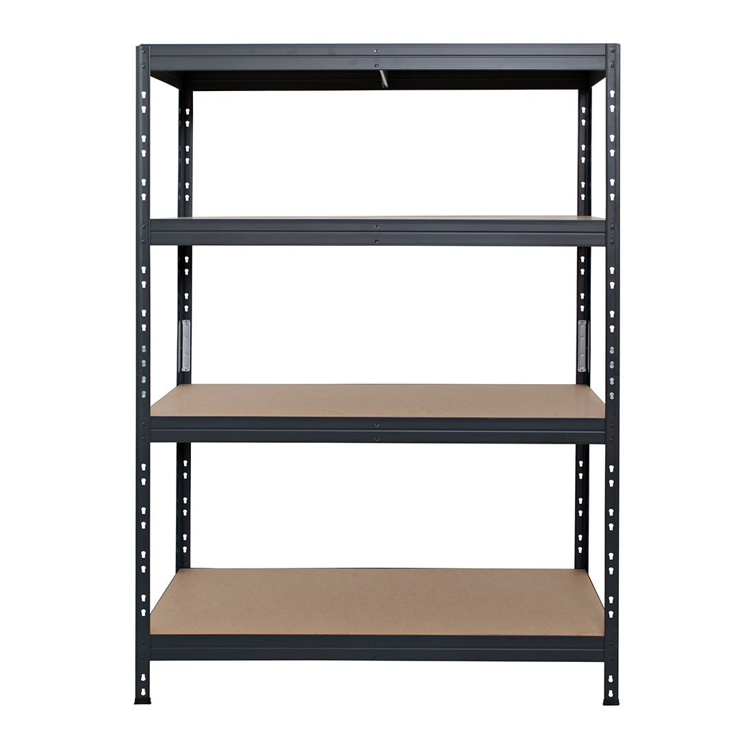 Nagy teherbírású polc RIVET 180X180x60cm HDF polclapokkal