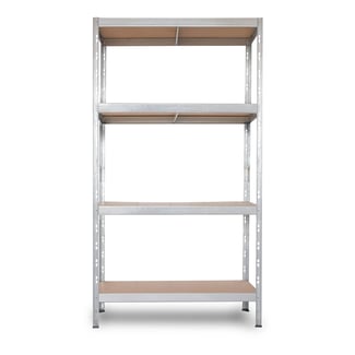 Nagy teherbírású polc RIVET Budget 180x120x40cm, horganyzott