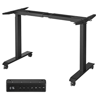 Állítható magasságú asztalkeret, dupla motor 69-115x107,5-175x60cm