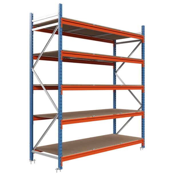 Nagy fesztávú polc HDF polclapokkal LONGSPAN 300x225x60-5-DTD