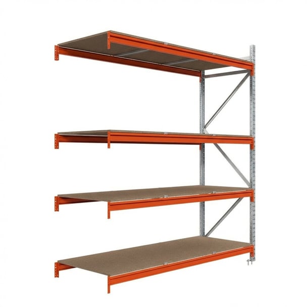 Nagy fesztávú polc HDF polclapokkal kiegészítő modul LONGSPAN 200x225x80-4-DTD