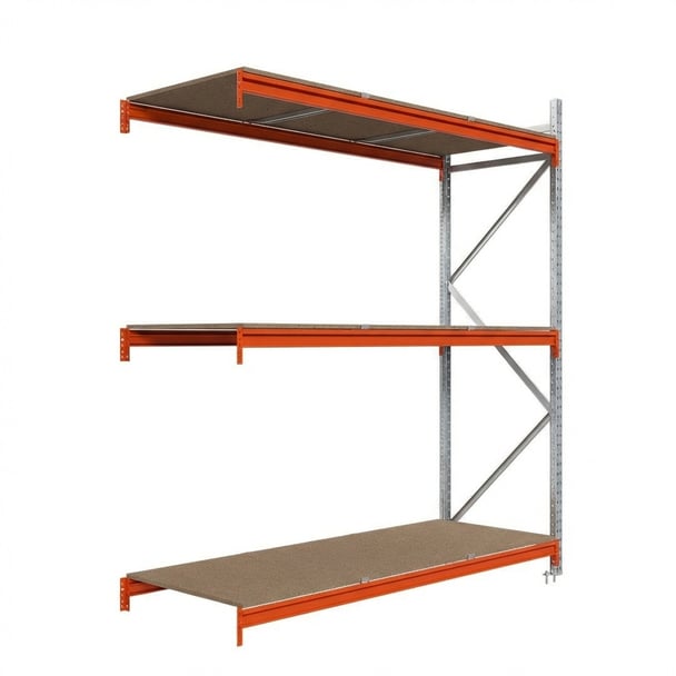 Nagy fesztávú polc HDF polclapokkal kiegészítő modul LONGSPAN 250x150x60-3-DTD