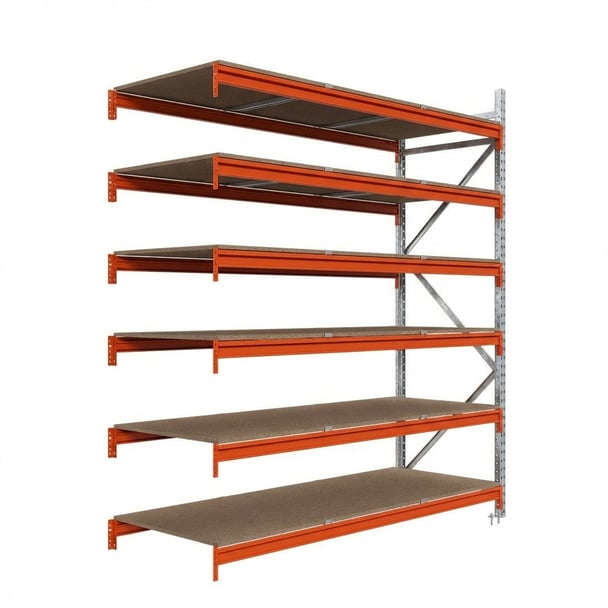 Nagy fesztávú polc HDF polclapokkal kiegészítő modul LONGSPAN 250x150x60-6-DTD
