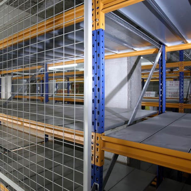 Nagy fesztávú polc fém polclapokkal kiegészítő modul LONGSPAN 250x185x60-7-Metal