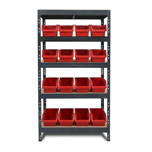 Tárolódoboz állvány nyitott ErgoBox 4 dobozzal RIVET