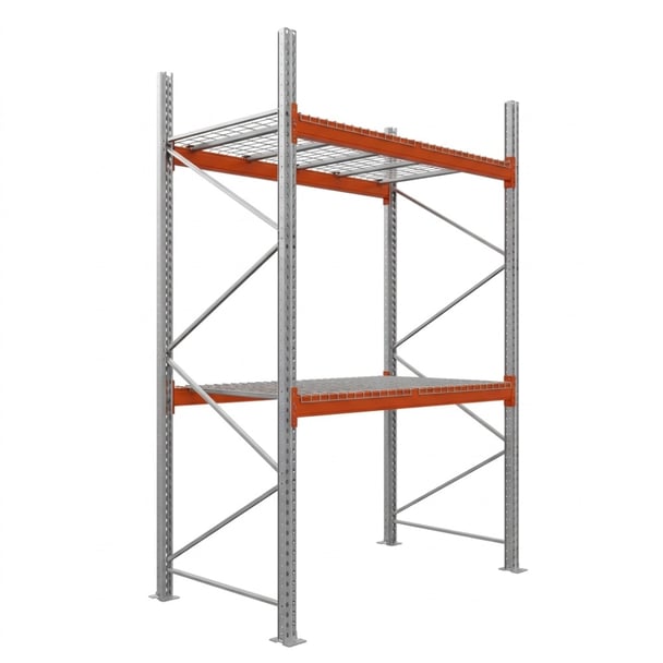 Palettenregale - Grundregal - 350 - 270 - 110 - 2 - 500 - 1 - Wire mesh