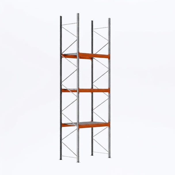 Palettenregale - Grundregal - 600 - 270 - 110 - 3 - 500 - 1 - Wire mesh