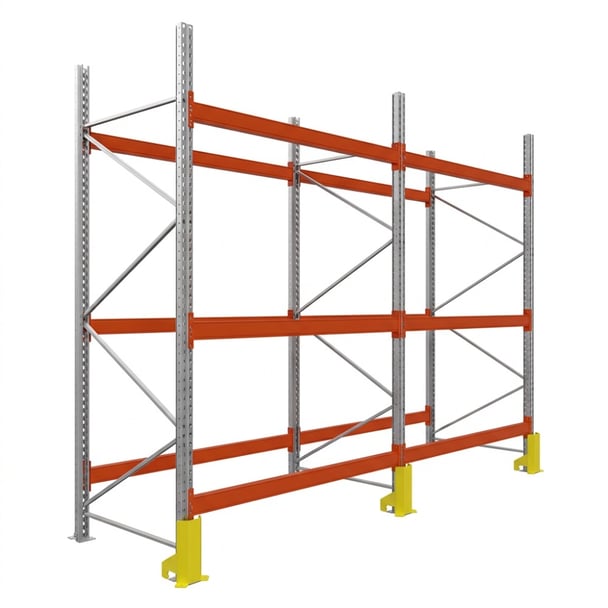 Palettenregale - Grundregal - 400 - 270 - 110 - 3 - 1000 - 2 - protector
