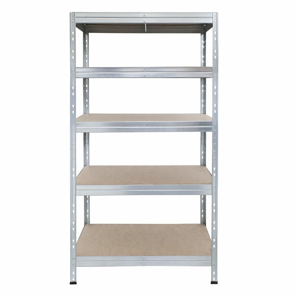Fém polcok RIVET PRO 252x90x45 DTD forgácslap 5 szint horganyzott