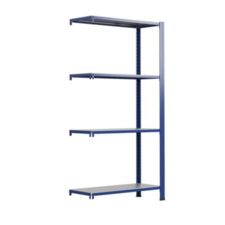 Kiegészítő modul fém csavarmentes polcrendszerhez, T-profilos, 200X100cm - Hover