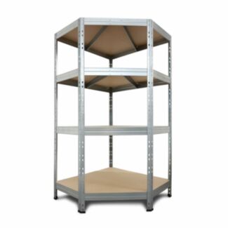 Fém sarokpolc RIVET 180x90x45x64,5cm