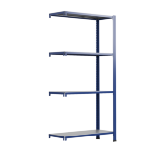 Kiegészítő modul fém csavarmentes polcrendszerhez, T-profilos, 200X60cm