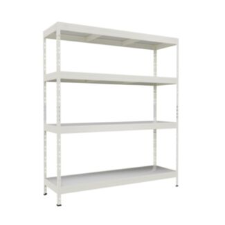 Nagy teherbírású fém polc RivetGreen XL 180x150x60cm, HDF polclapokkal
