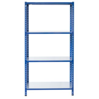 Csavarmentes fém polc L-profilos, 250X60cm - Hover