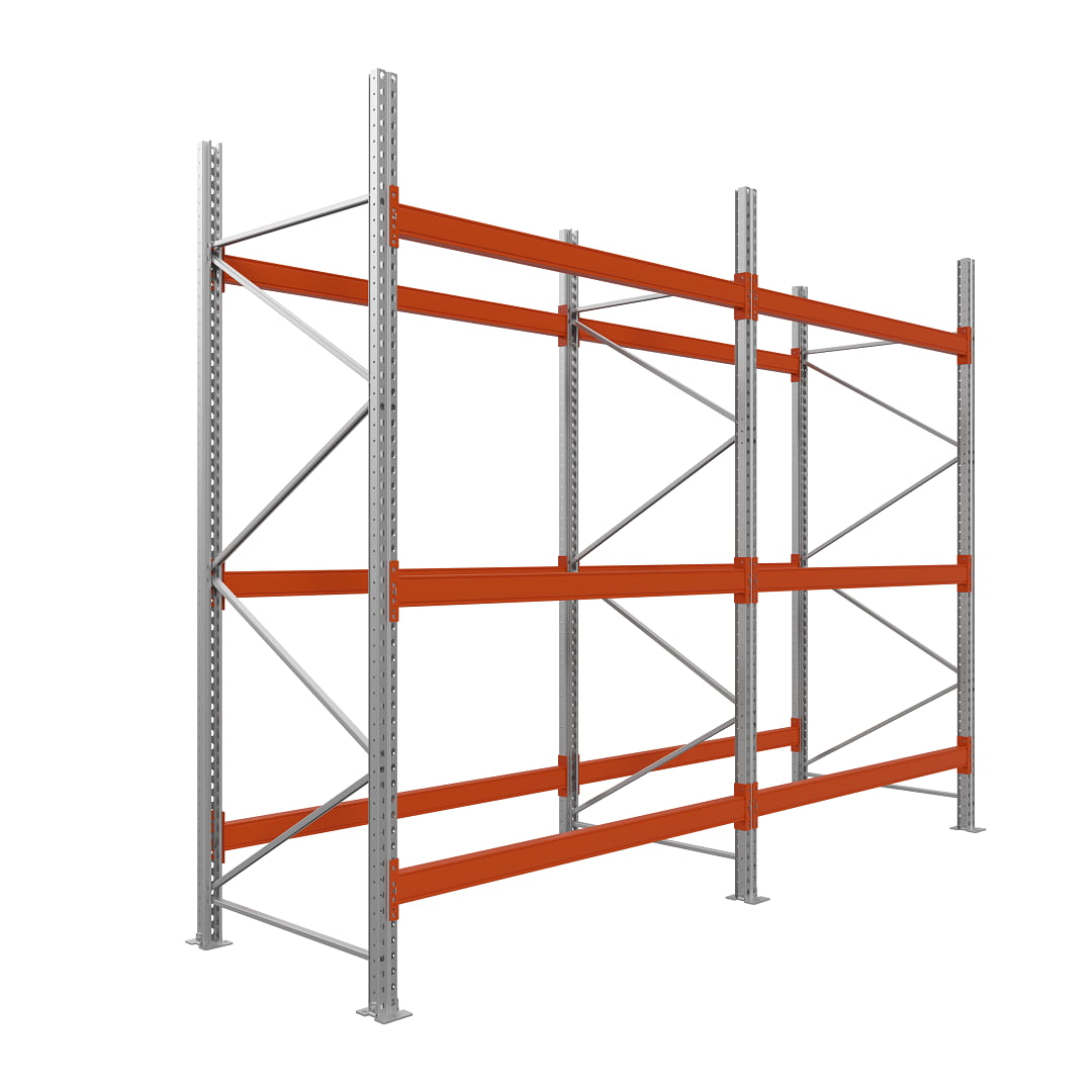 Paletový regál – základný modul